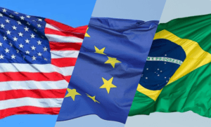 Estados Unidos, na Europa e no Brasil