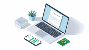 Equipe global de TI em videoconferência ilustrando diversidade cultural